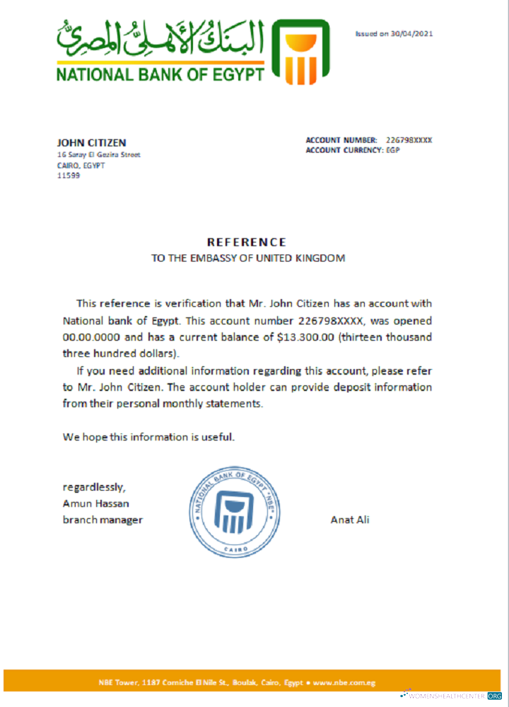 Download Egypt National Bank of Egypt reference Photoshop template